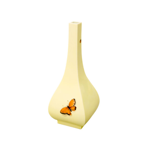 Nymphenburg Butterfly Square Budvase Vanilla