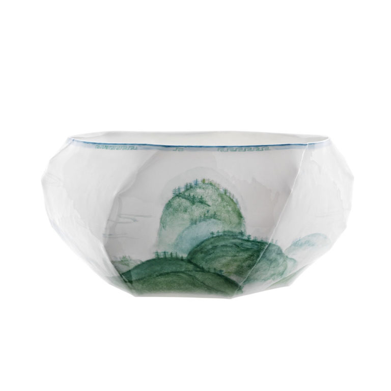 Nymphenburg Lightscape Extra Large Bowl Painted Nymphenburg Lightscape Extra Large Bowl Painted