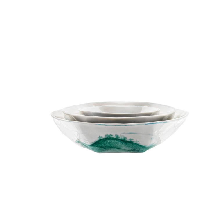 Nymphenburg Lightscape Nesting Bowls Painted Mood
