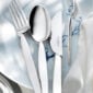 Robbe & Berking 12 on white plate with linen napkin