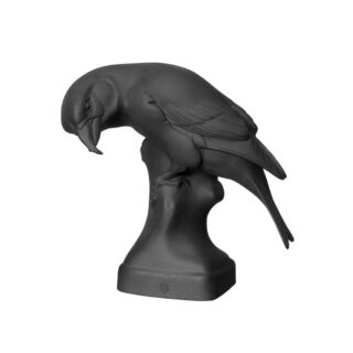 Nymphenburg Crossbill Bird Black Bisque