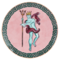 Richard Ginori Il Viaggio di Nettuno Charger Plate Pink Luke Edward Hall