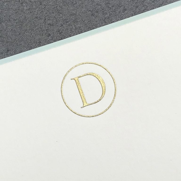 ThePrinteryInitial Letter D_1000x1000 The Printery Initial Boxed Notecard D