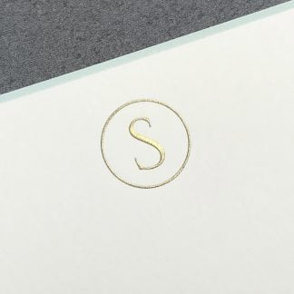 The Printery Initial Boxed Notecard S