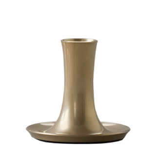 ER Butler Fluted Brass Candlestick Medium