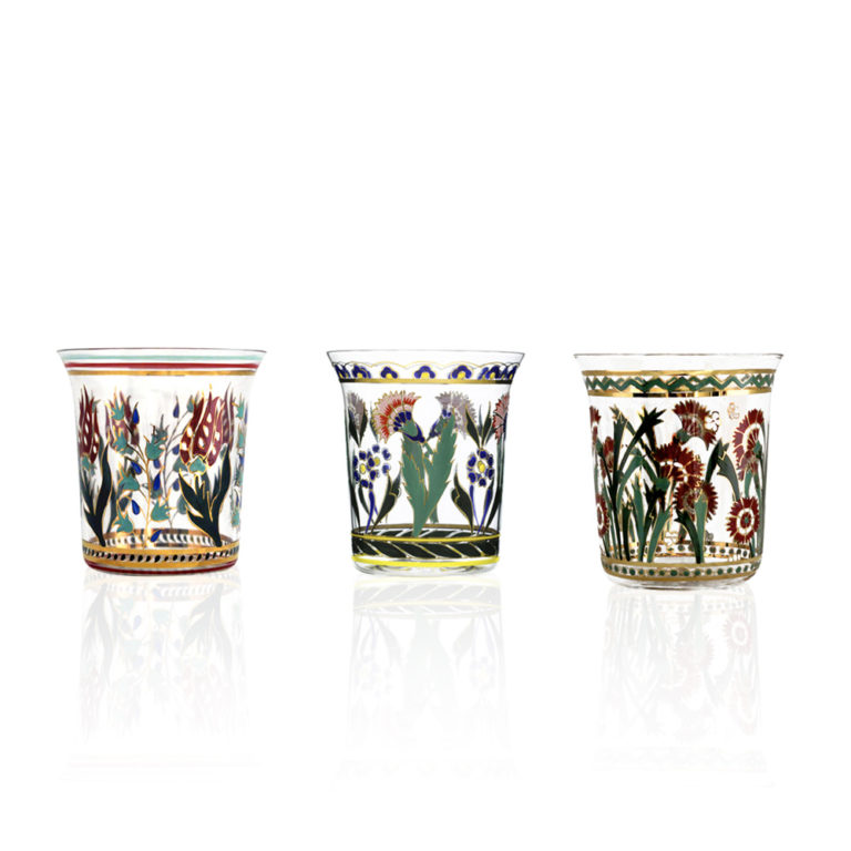 Lobmeyr Oriental Tumblers Persian Flowers