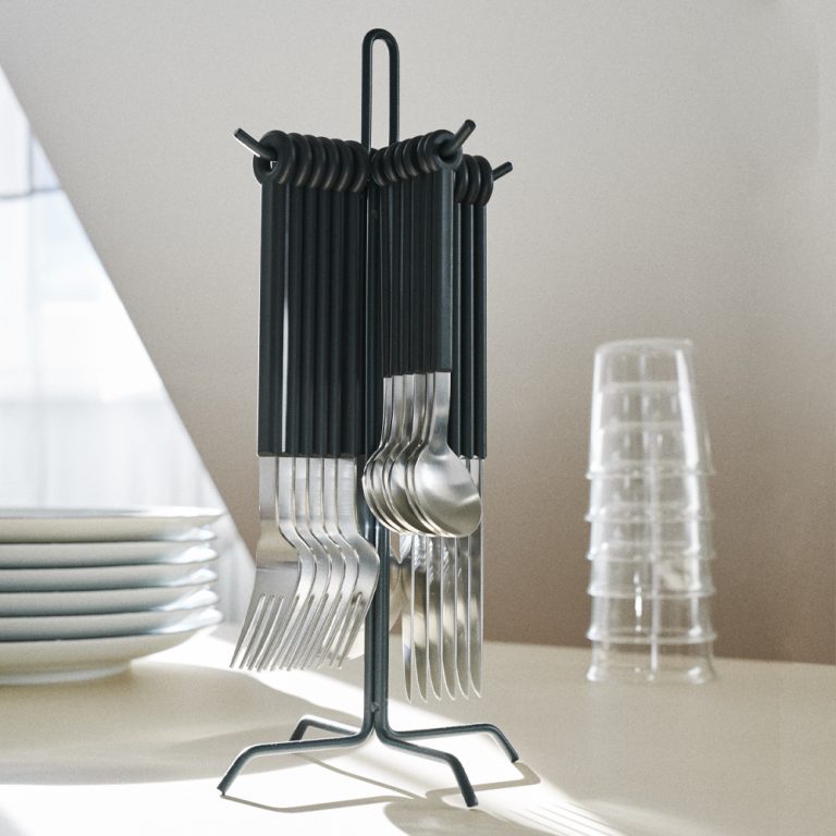 Mono Ring Set at Kneen & Co. on counter