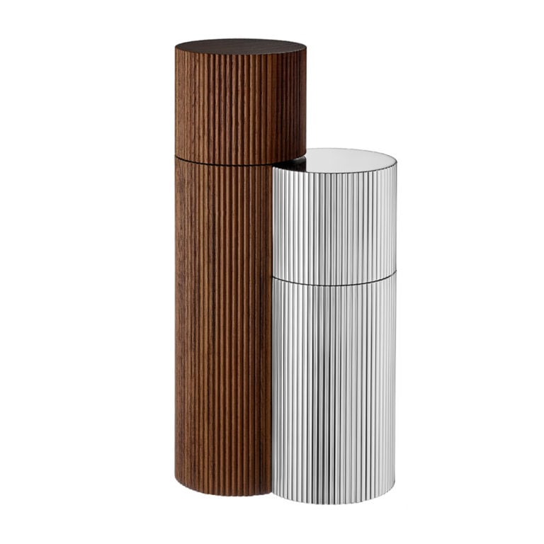 Puiforcat Granville Salt and Pepper Mills Walnut