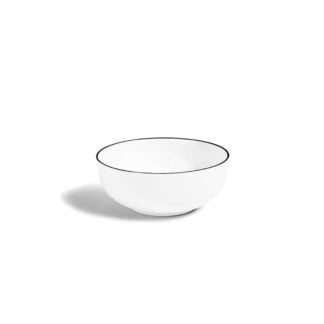 Richard Brendon Matte Black Line Cereal Bowl
