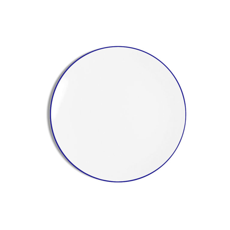 Richard Brendon Cobalt Line Coupe Dessert Plate
