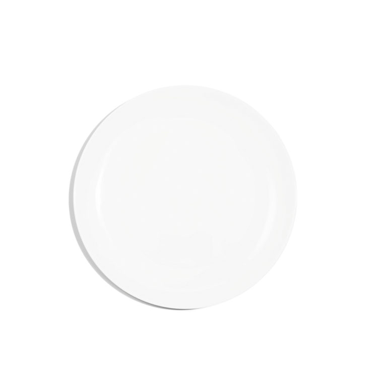 Richard Brendon White Coupe Bread Plate