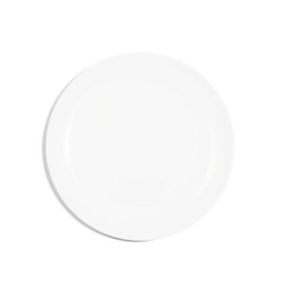 Richard Brendon White Coupe Dessert Plate