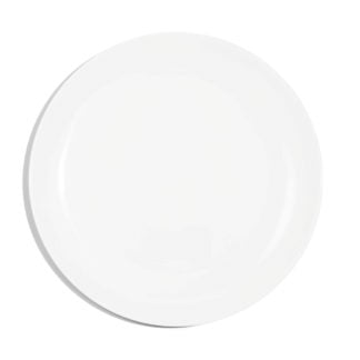 Richard Brendon White Coupe Dinner Plate