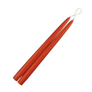 Wild Poppy 12" Taper Candles - 1 Pair