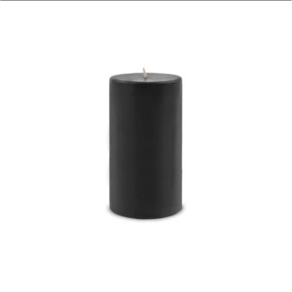 Pillar Candles Black Medium