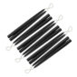 Black Taper Candles 12" - Box of 12