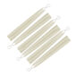 Ivory Taper Candles 12" - Box of 12