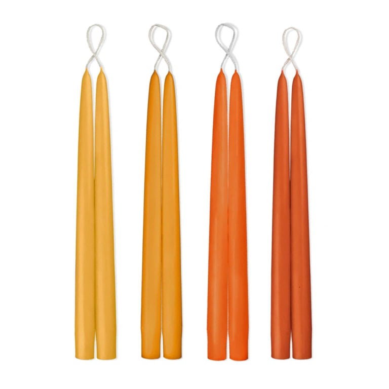 Taper Candles, 12 inch Yellows & Oranges Parent