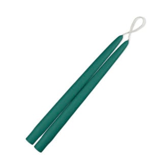 Turquoise 12" Taper Candles - 1 Pair