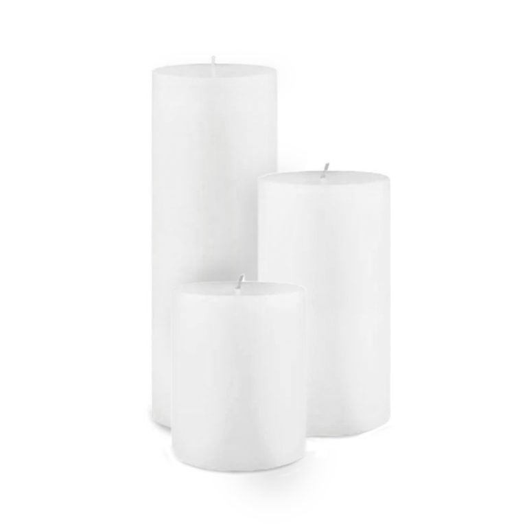 Pillar Candles White Parent