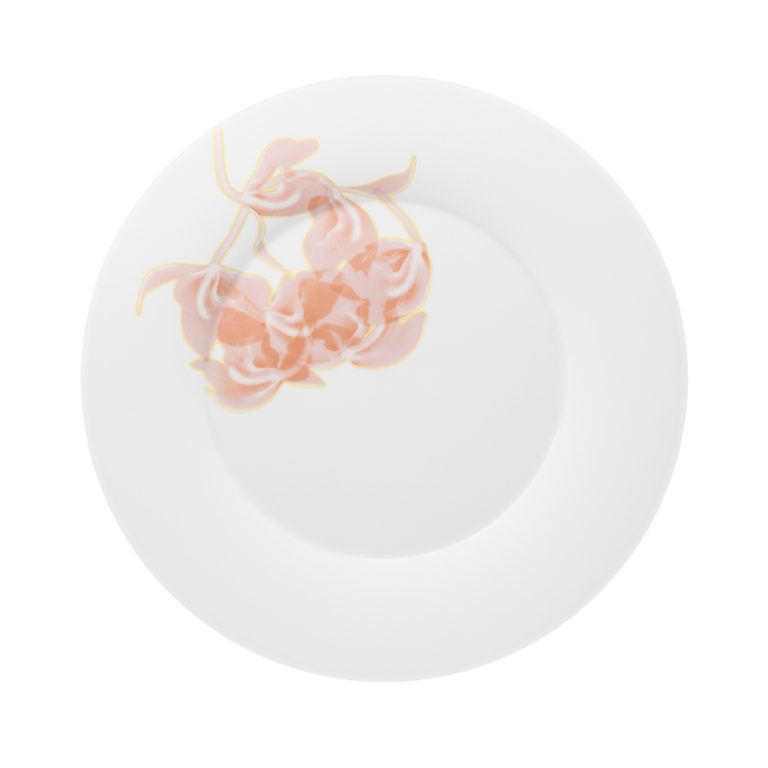 Hering Berlin Palmhouse X Coral Dinner Plate