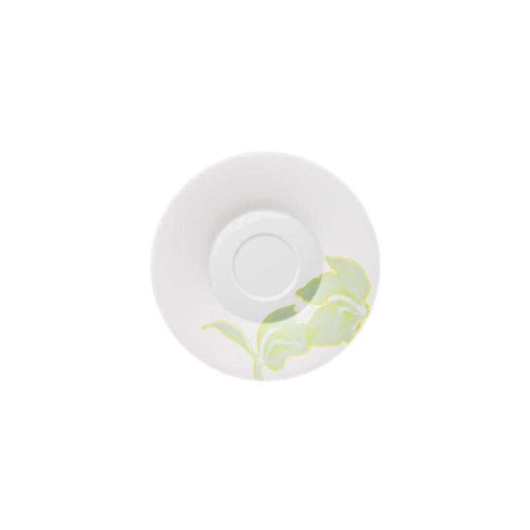 Hering Berlin Palmhouse X Sage Saucer for Coffee or Tea Cup Hering Berlin Palmhouse X Sage Saucer for Coffee or Tea Cup
