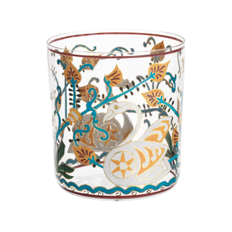 Lobmeyr Alhambra Double Old Fashioned Tumbler Swans