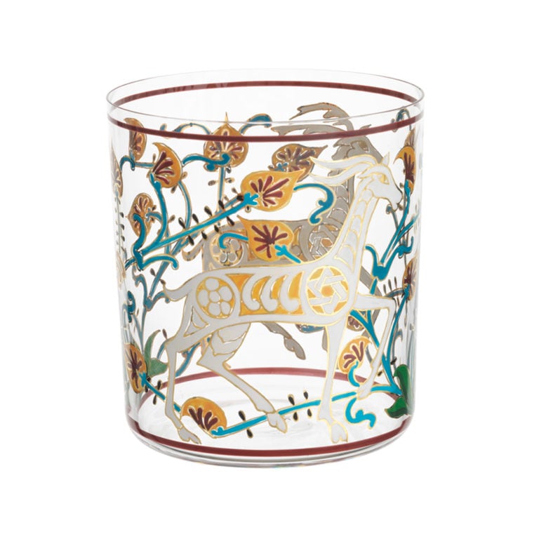 Lobmeyr Alhambra Double Old Fashioned Tumbler Doe and Deer