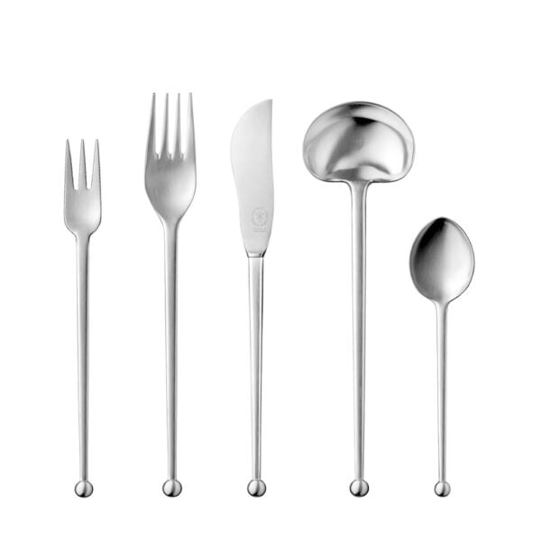 Pott no. 86 Five-Piece Place Setting Sterling Silver Pott no. 86 Five-Piece Place Setting Sterling Silver