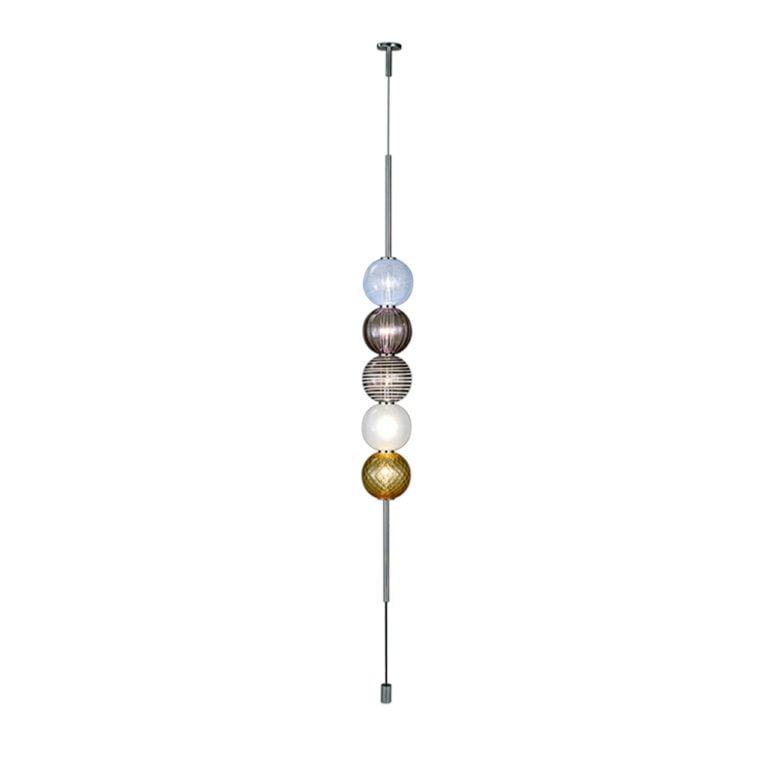 Venini Abaco 5 Sphere Suspension Light Multicolor Venini Abaco 5 Sphere Suspension Light Multicolor