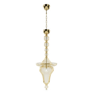 Venini Doge Straw-Yellow Light Shape 2 Long