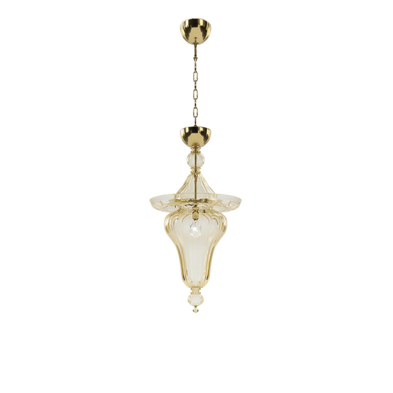 Venini Doge Straw-Yellow Light Shape 2 Short