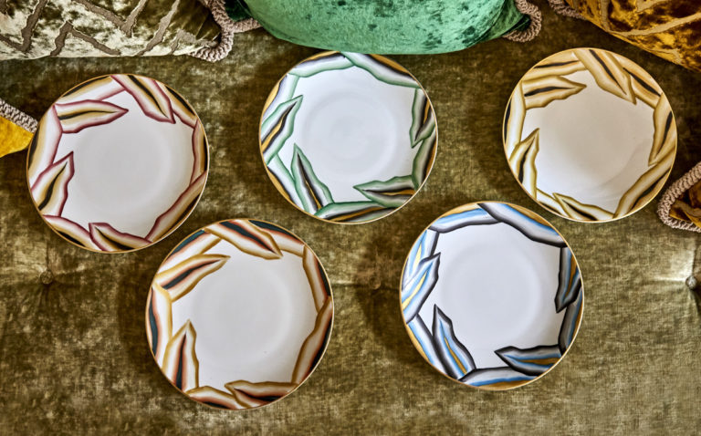 Marie Daage Verdure 2 Plates in Various Color Combinations