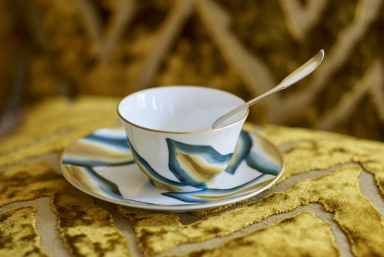 Marie Daage Small Teacup and Saucer