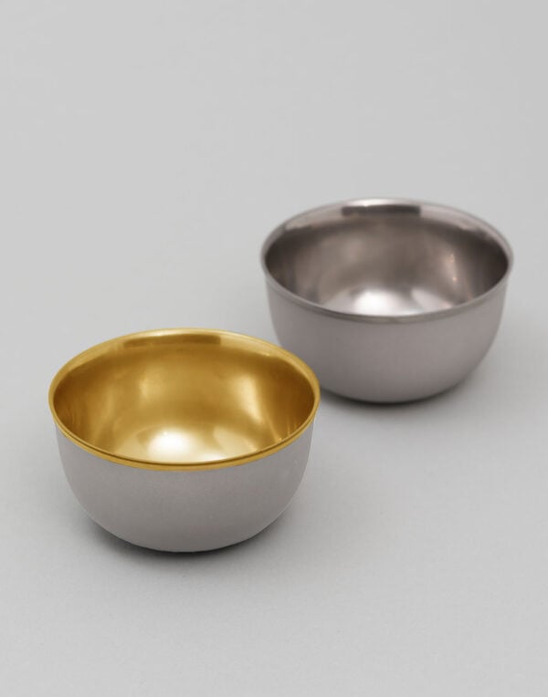 Augarten Champagne Cup Smoke Grey Matte with Gold | Kneen & Co Augarten Champagne Cup Smoke Grey Matte with Gold | Kneen & Co