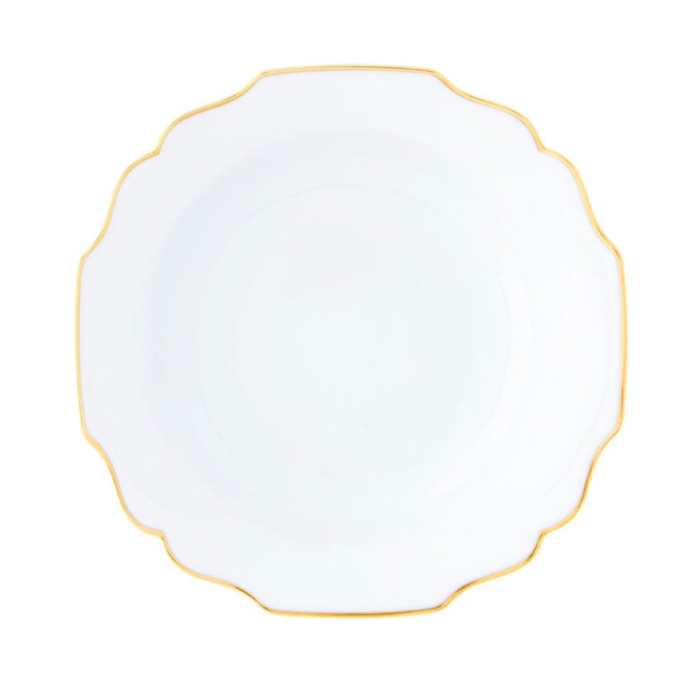 Augarten Belvedere Gold Rim Salad Plate Augarten Belvedere Gold Rim Salad Plate