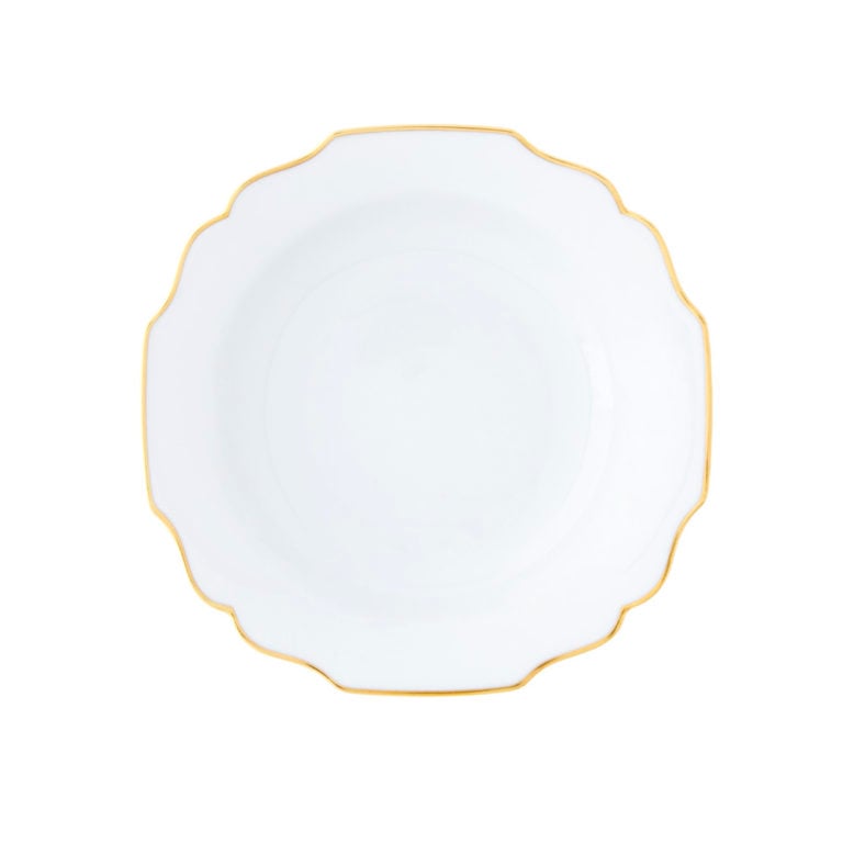 Augarten Belvedere Gold Rim Dessert Plate Augarten Belvedere Gold Rim Dessert Plate