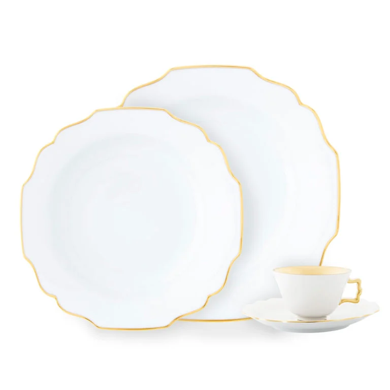 Augarten Belvedere Gold Rim Dinnerware Parent Augarten Belvedere Gold Rim Dinnerware Parent