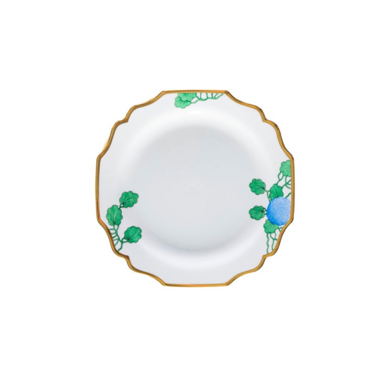 Augarten Hydrangea Bread Plate