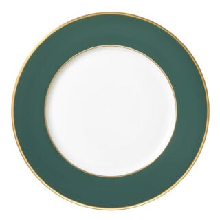 Augarten Schubert Forest Green Matte Charger