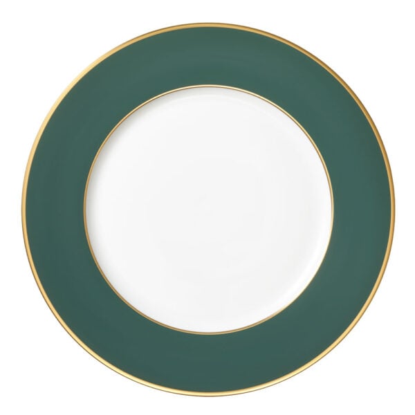 Augarten Schubert Forest Green Matte Charger Augarten Schubert Forest Green Matte Charger