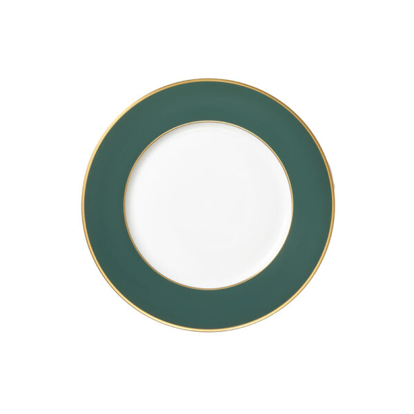 Augarten Schubert Forest Green Matte Dessert Plate Augarten Schubert Forest Green Matte Dessert Plate