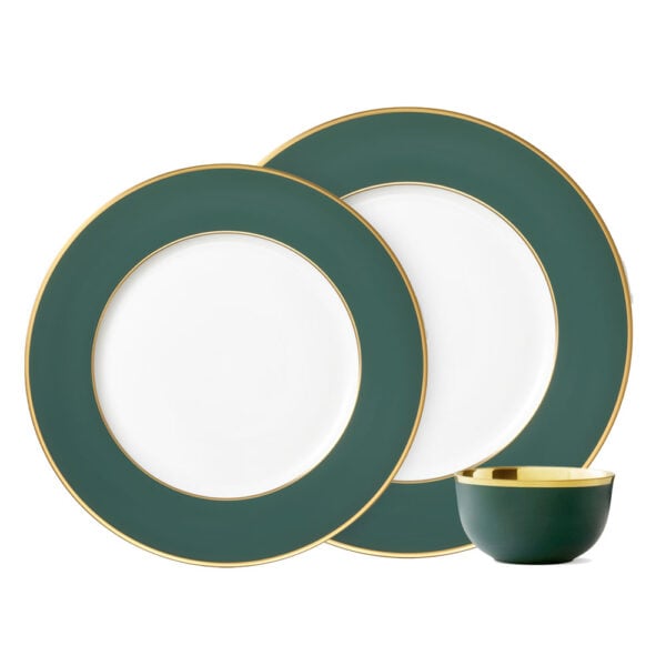 Augarten Schubert Dinnerware Forest Green Matte