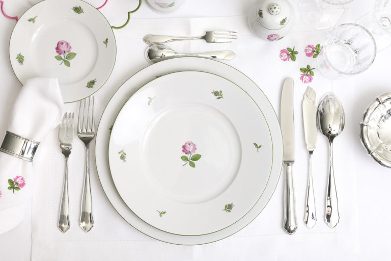 Augarten Viennese Rose Dinnerware Mood Augarten Viennese Rose Dinnerware Mood