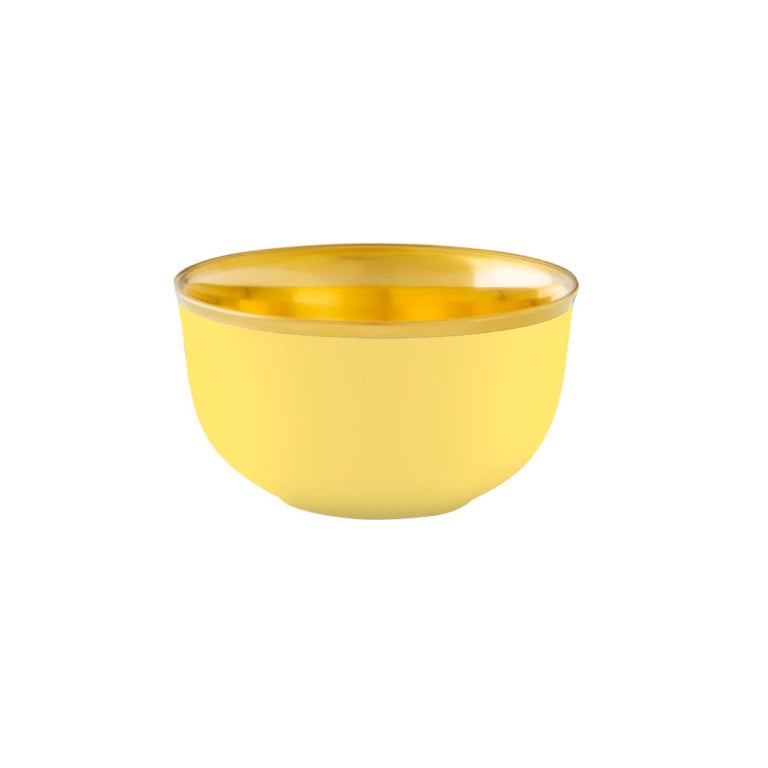 Augarten Champagne Cup Yellow with Gold