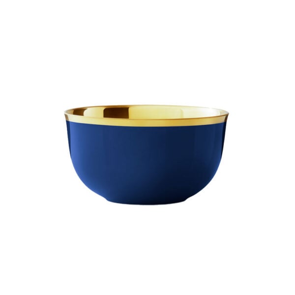 Augarten Champagne Cup Cobalt Blue With Gold