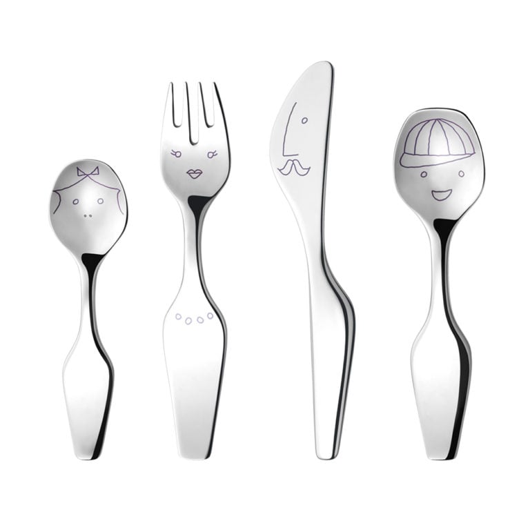 Georg Jensen Twist Family 4 piece Cutlery Set | Available at Kneen