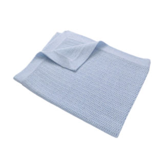 Masserano Tricot Lisa Baby Blanket Blue