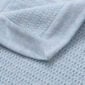 Masserano Tricot Lisa Baby Blanket Blue Mood Close Up