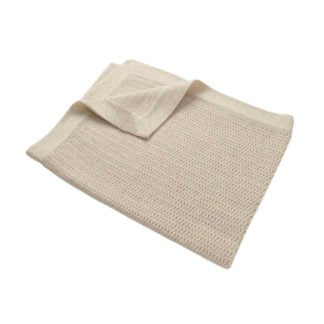 Masserano Tricot Lisa Baby Blanket Tan